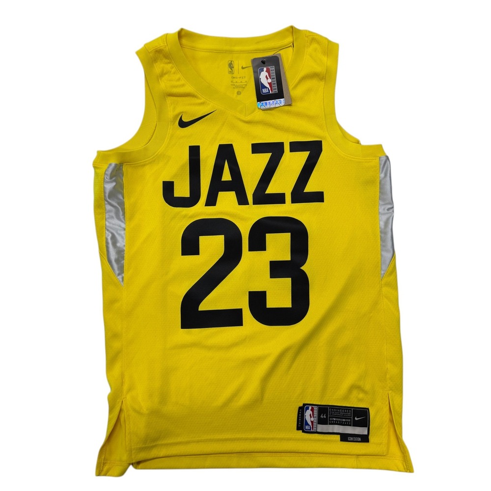 Nike Utah Jazz Lauri Markkanen Icon Edition Swingman Jersey Mens Medium NWT